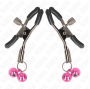 KINK - PINCE À METON DOUBLE CLOCHE ROSE 6 CM