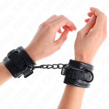 KINK - WRIST RESTRAINTS BLACK ADJUSTABLE 20-30 CM X 6 CM