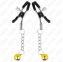 KINK - PINCES À METON PENDENTIF JINGLE BELL OR 6 CM
