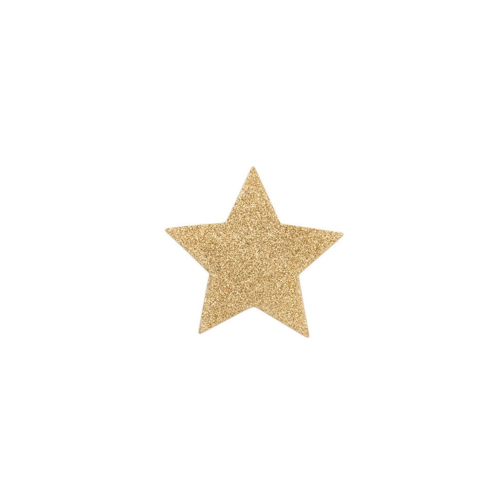 BIJOUX - INDISCRETS FLASH GOLDEN STAR NIPPLE COVERS