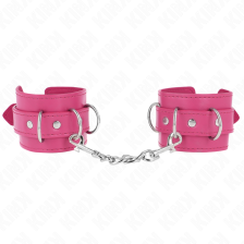 KINK - 3 APPAREILS-POIGNETS AJUSTABLES ROSE 17,5-25 CM X 6 CM