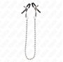 KINK - PERLENKETTE NIPPELKLEMMEN 30 CM