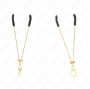 KINK - THIN NIPPLE CLAMPS GOLD 7 CM