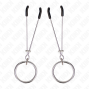 KINK - DÜNNE NIPPELKLEMMEN MIT O-RING 7 CM