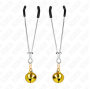 KINK - PINZE PER CAPEZZOLI A CAMPANA SOTTILE ORO 7 CM