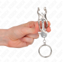 KINK - PINCE À TÉLÉPHONE TRÈFLE JAPONAIS O-RING ARGENT