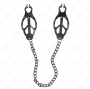 KINK - PINZE PER CAPEZZOLI TRIFOGLIO GIAPPONESE CON CATENA NERA 30 CM