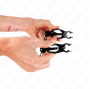 KINK - PINZE PER CAPEZZOLI TRIFOGLIO GIAPPONESE CON CATENA NERA 30 CM
