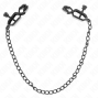 KINK - FLAT CHAIN NIPPLE CLAMPS BLACK 30 CM