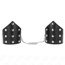 KINK - PULSEIRAS ESTILO PONTO PRETO COM CORRENTE AJUSTÁVEL 17-23 CM X 8,5 CM