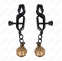 KINK - BELL JAW STYLE NIPPELKLEMMEN SCHWARZ 7 CM