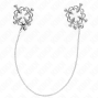 KINK - METAL FLOWER NIPPLE CLAMPS WITH CHAIN