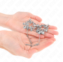 KINK - PINZE PER CAPEZZOLI A FIORE IN METALLO CON CATENA