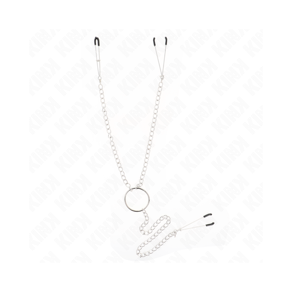 KINK - TRIPLE NIPPLE AND CLIT CLAMPS WITH CHAIN MODEL 2