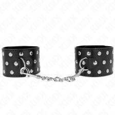 KINK - RETENÇÕES DE PULSO PUNK AJUSTÁVEIS 19-24 CM X 5,5 CM