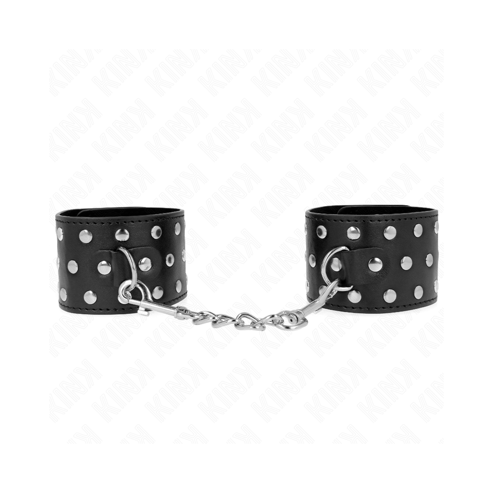 KINK - RETENUES-POIGNETS PUNK RÉGLABLES 19-24 CM X 5,5 CM