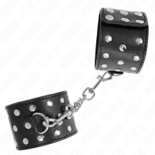 KINK - PUNK WRIST RESTRAINTS ADJUSTABLE 19-24 CM X 5.5 CM