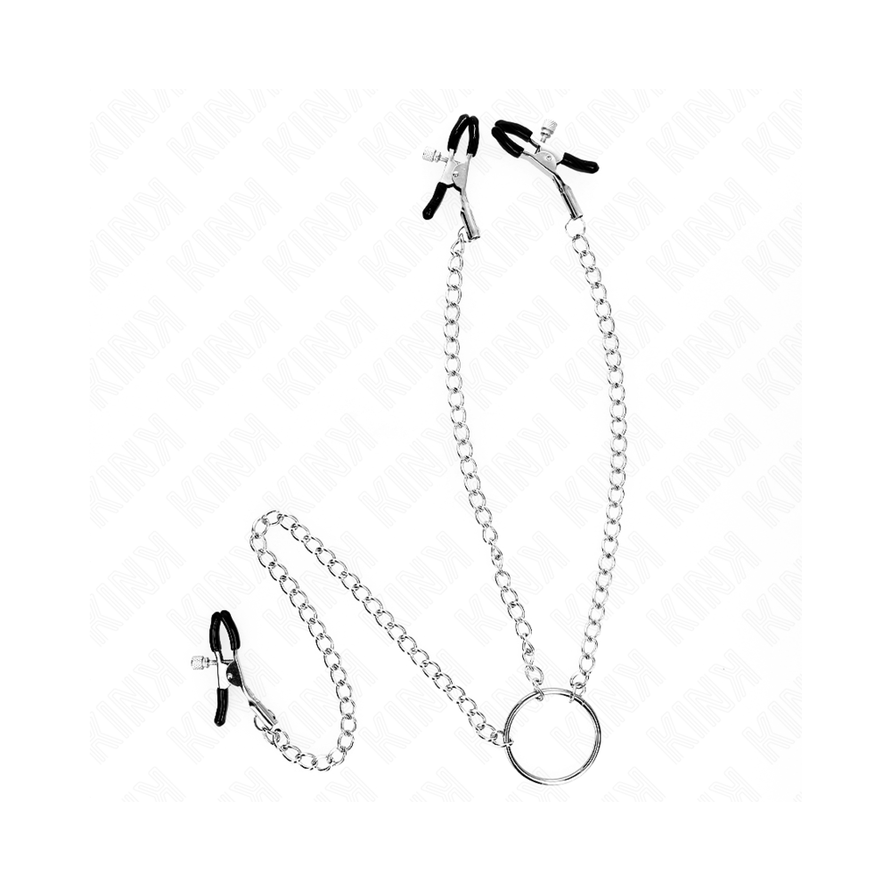 KINK - TRIPLE NIPPLE AND CLIT CLAMPS WITH CHAIN MODEL 1
