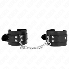 KINK - SIMPLE WRIST RESTRAINTS BLACK ADJUSTABLE 20-23 CM X 5.5 CM