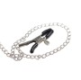 SUBBLIME - 953720 BONDAGE LEATHER STRAP BREAST CLAMPS BLACK ONE SIZE