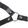 SUBBLIME - 953720 BONDAGE LEATHER STRAP BREAST CLAMPS BLACK ONE SIZE