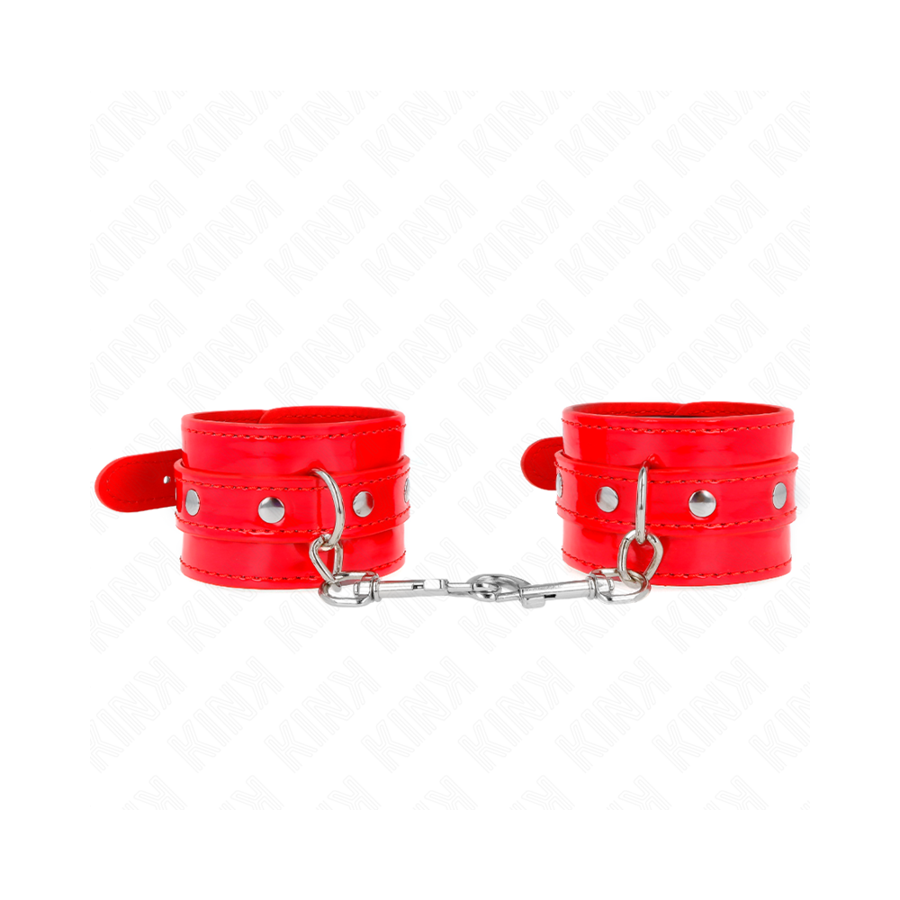 KINK - MANCHETTES BRILLANTES ROUGE AJUSTABLES 23-33 CM