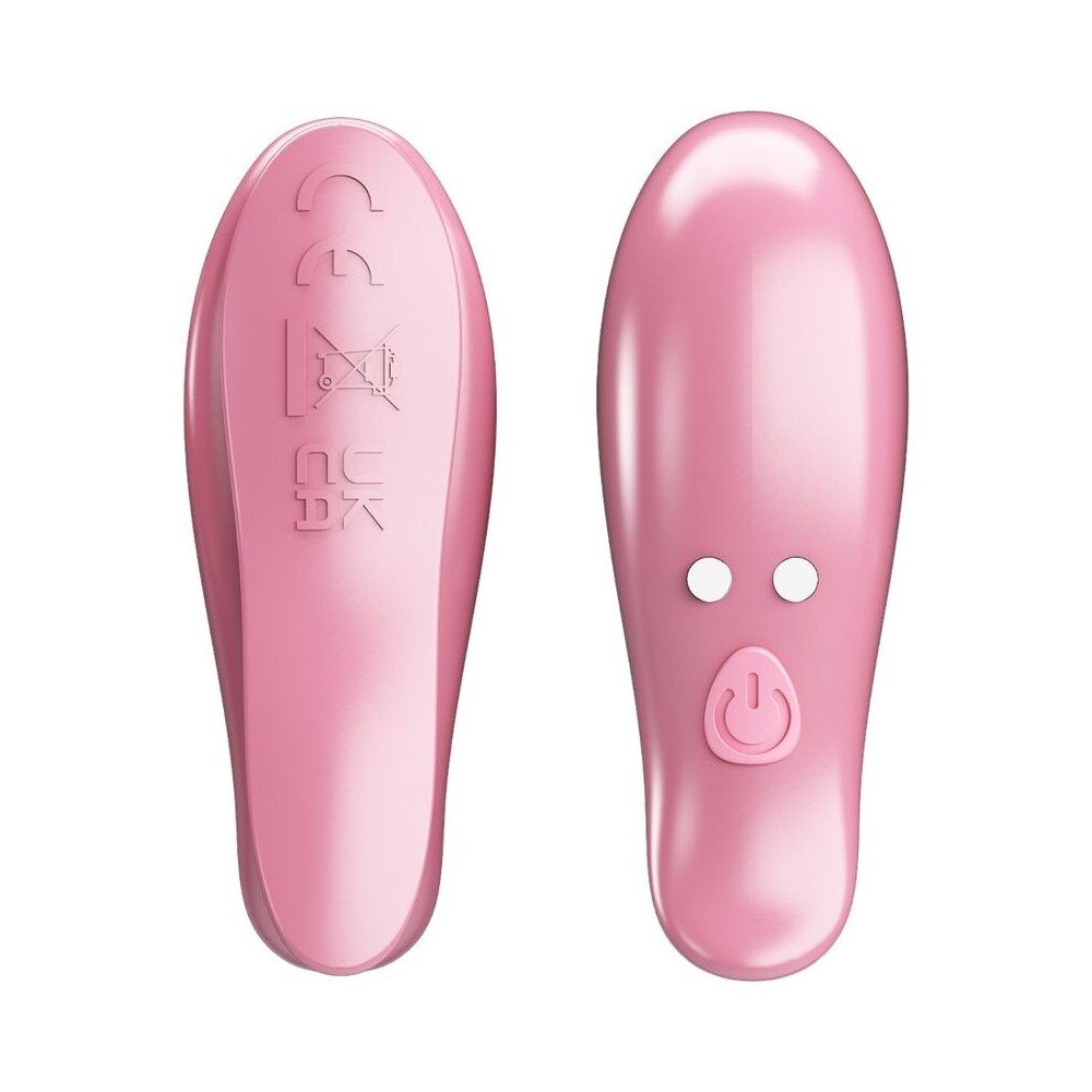 PRETTY LOVE - MORSETTI PER CAPEZZOLI CAILEY 10 VIBRAZIONI TELECOMANDO ROSA