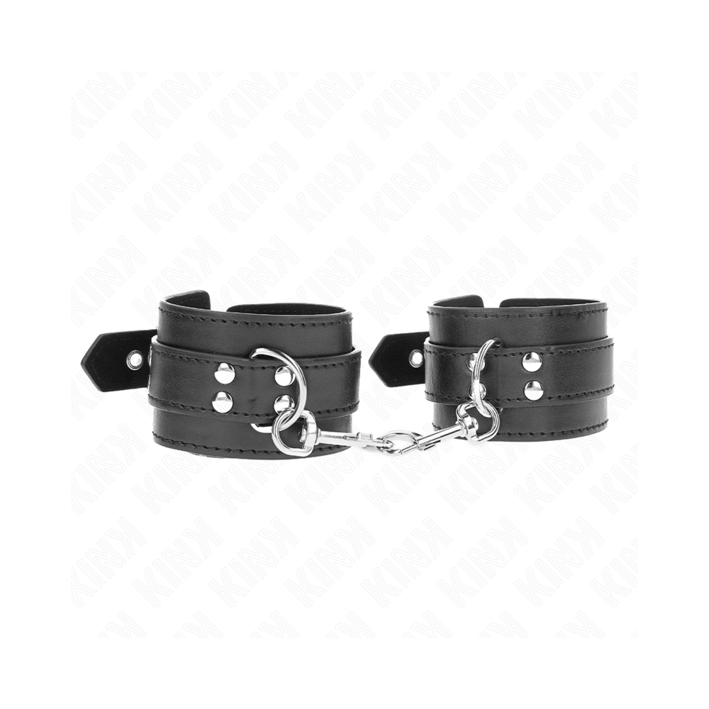 KINK - WRIST RESTRAINTS WITH STUDS 35 X 6 CM