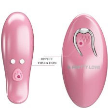 PRETTY LOVE - PINCES À TÉTONS CAILEY 10 VIBRATIONS TÉLÉCOMMANDE ROSE