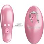 PRETTY LOVE - PINCES À TÉTONS CAILEY 10 VIBRATIONS TÉLÉCOMMANDE ROSE