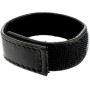 LEATHER BODY - SANGLE EN CUIR RÉGLABLE AVEC VELCRO POUR PÉNIS NOIR