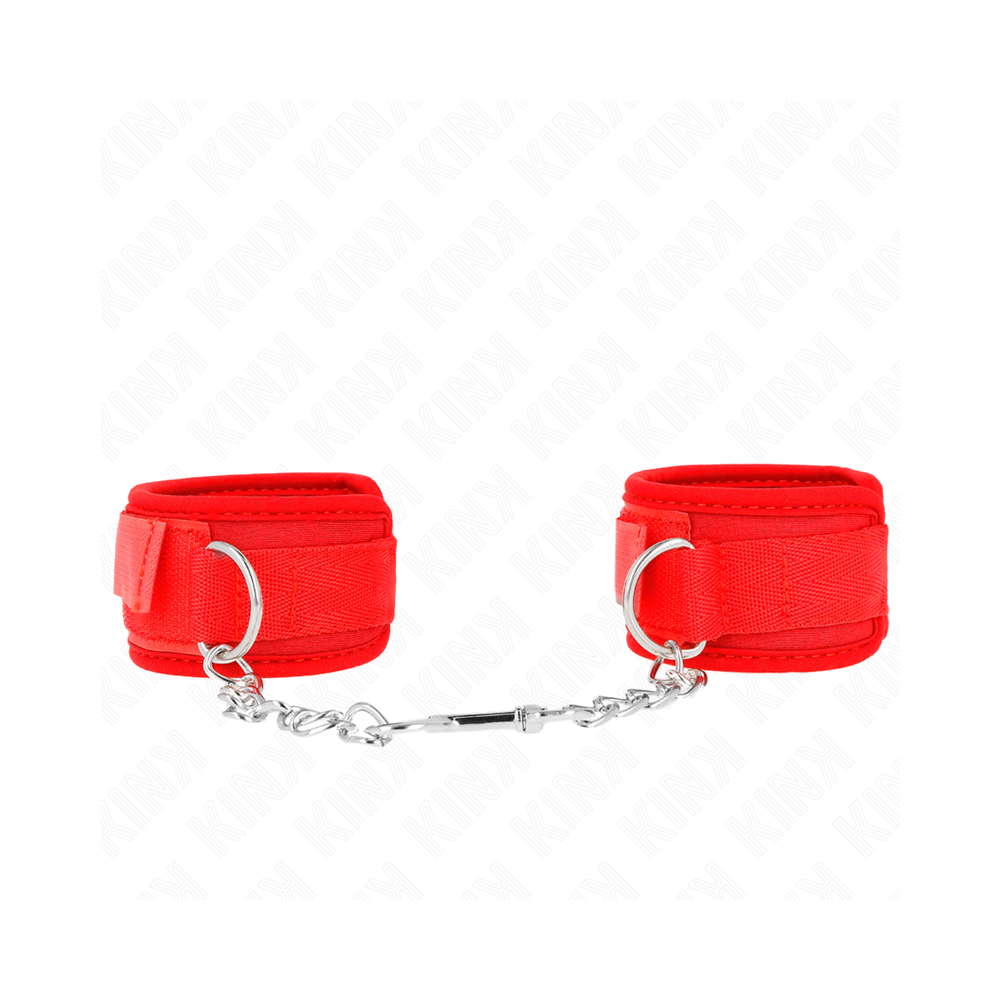 KINK - NEOPRENE WRIST RESTRAINTS RED 42 X 5 CM