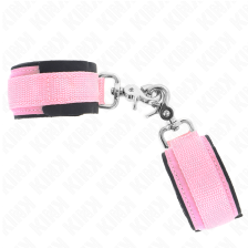 KINK - ADJUSTABLE NEOPRENE WRIST RESTRAINTS PINK ADJUSTABLE 22-34 CM