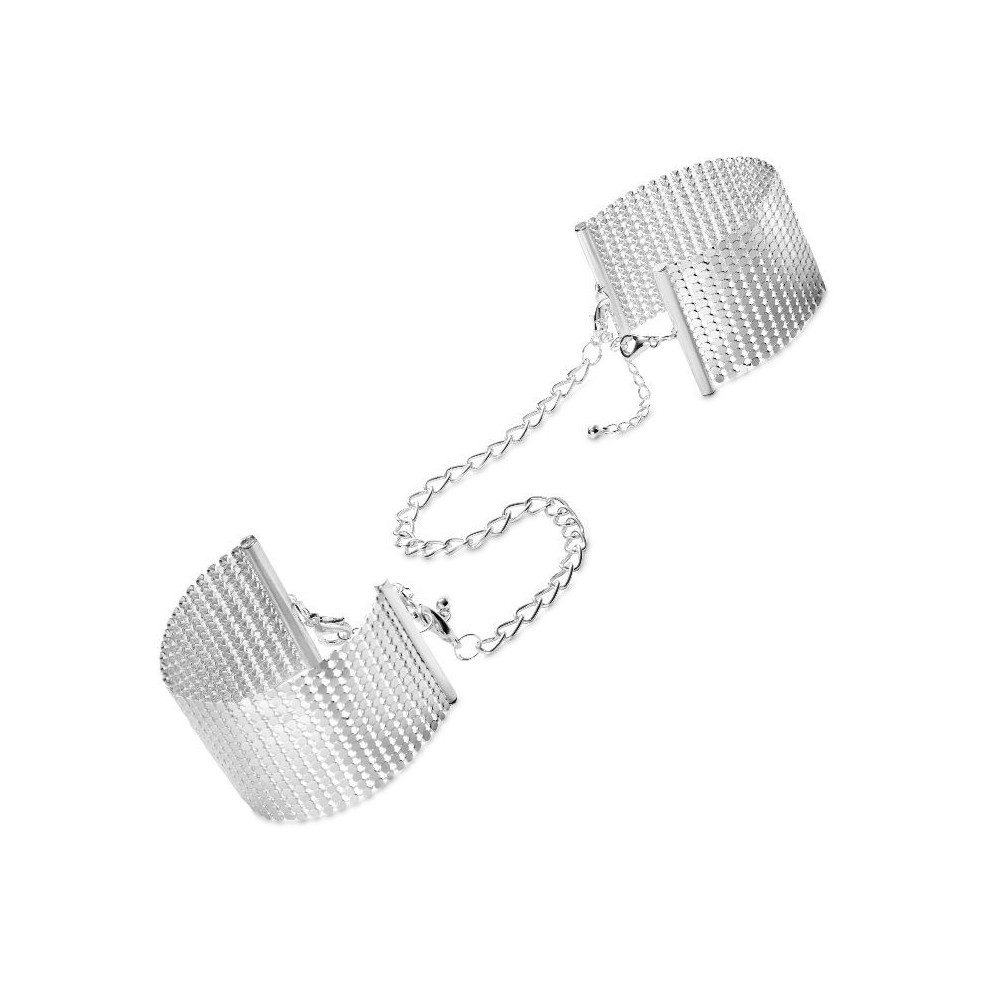 BIJOUX - DÉSIR MÉTALLIQUE SILVER METALLIC HANDCUFFS