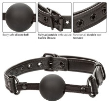 CALEXOTICS - NOCTURNAL BALL GAG SILICONE NERO