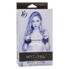 CALEXOTICS - NOCTURNAL LEATHER WRIST CUFFS ADJUSTABLE