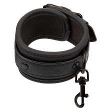 CALEXOTICS - NOCTURNAL ANKLE CUFFS LEATHER ADJUSTABLE BLACK