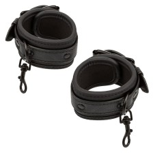 CALEXOTICS - NOCTURNAL BED RESTRAINTS LEATHER ADJUSTABLE BLACK