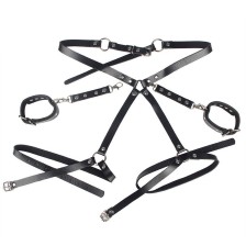 SUBBLIME - 953690 HANDSCHELLEN MIT BONDAGE-GÜRTEL