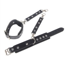 SUBBLIME - 953690 HANDSCHELLEN MIT BONDAGE-GÜRTEL