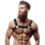 FETISH SUBMISSIVE ATTITUDE - HARNAIS DE SPORT DE POITRINE RÉGLABLE EN NÉOPRÈNE POUR HOMMES