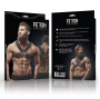 FETISH SUBMISSIVE ATTITUDE - CROSSED CHEST HARNESS WITH STUDS ECO LEATHER MEN