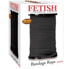 FETISH FANTASY SERIES - CORDA BONDAGE PRETA 60,96 METROS