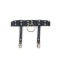 SUBBLIME - 953744 ADJUSTABLE LEATHER PUNK GARTER BLACK ONE SIZE
