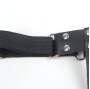 SUBBLIME - 953744 ADJUSTABLE LEATHER PUNK GARTER BLACK ONE SIZE