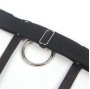 SUBBLIME - 953744 JARRETELLE PUNK EN CUIR AJUSTABLE NOIR TAILLE UNIQUE