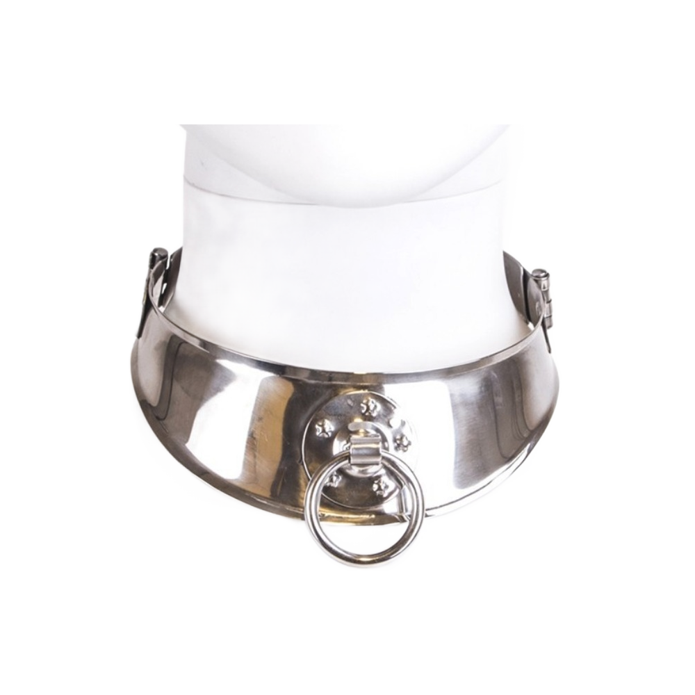 METAL HARD - RESTRAINT COLLAR WITH RING