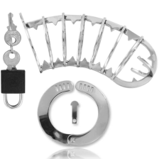 METAL HARD - CAGE PÉNIS AVEC SERRURE DE SÉCURITÉ 14 CM