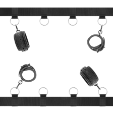 FETISH SUBMISSIVE - LUXURY BED RESTRAINTS SET WITH NEOPRENE LINING