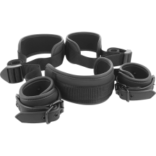 FETISH SUBMISSIVE - POSICION MASTER 4 HANDCUFFS WITH NEOPRENE LINING